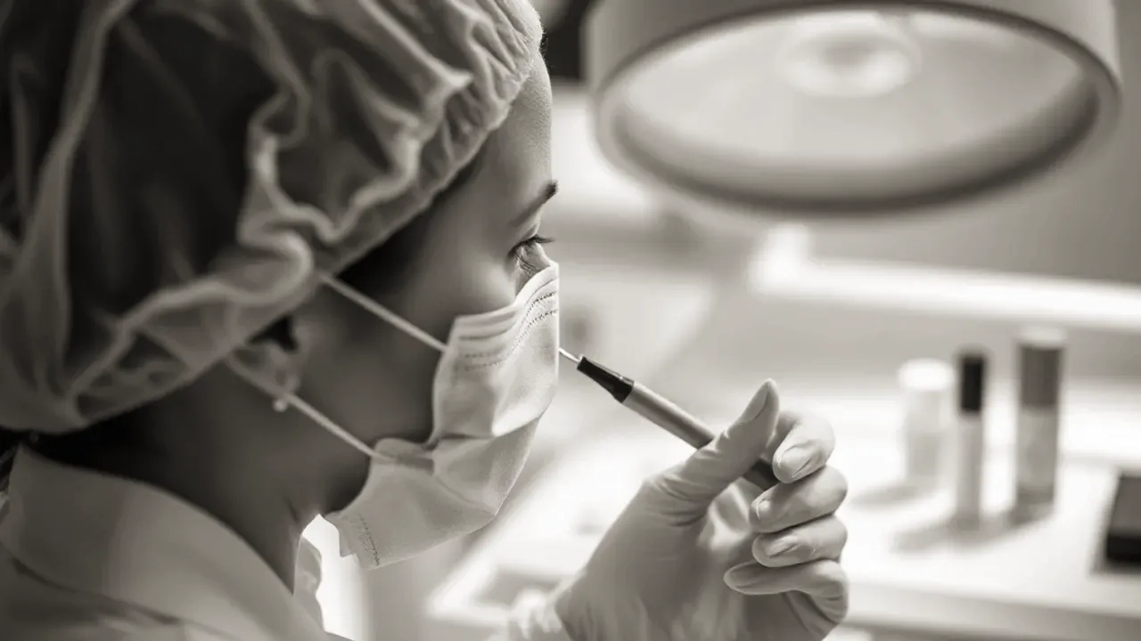 A professional carrying out Aesthetic clinic services in Didsbury near Manchester