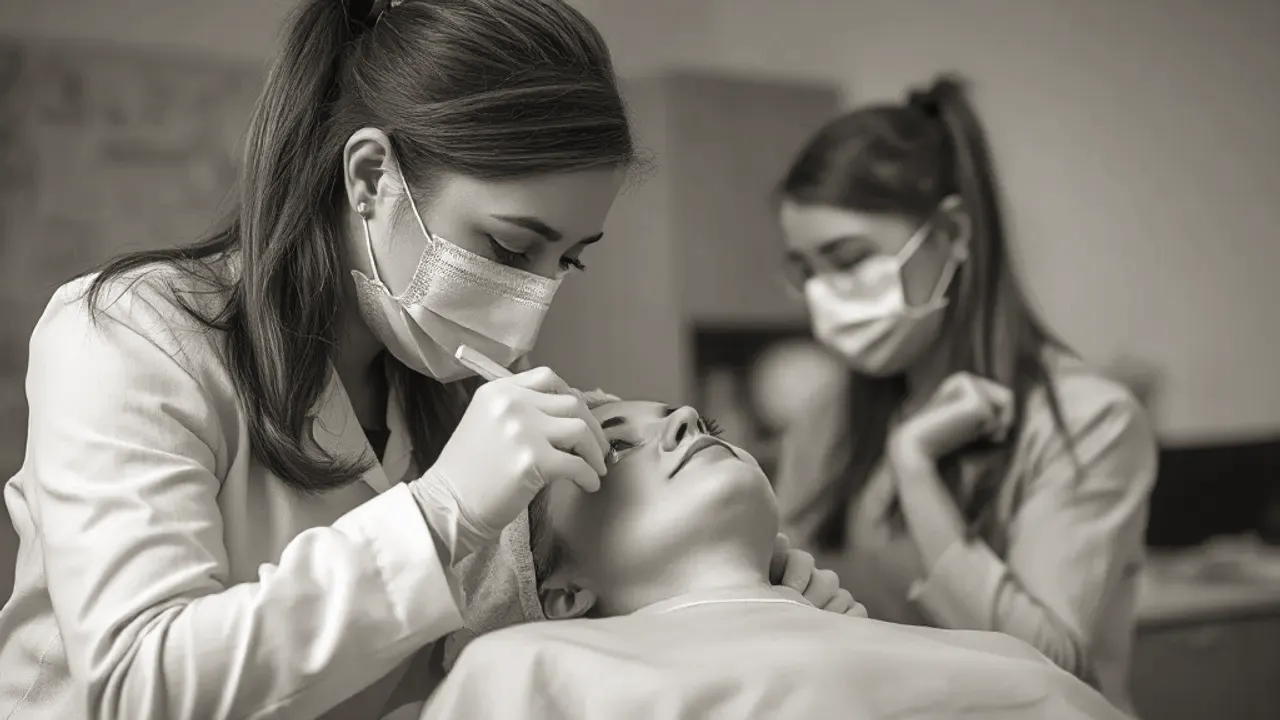 Two professionals working on Chemical peels near Manchester